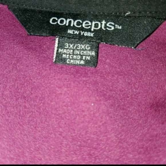 Concepts Shirt Dress size 3x plus - Picture 4 of 7